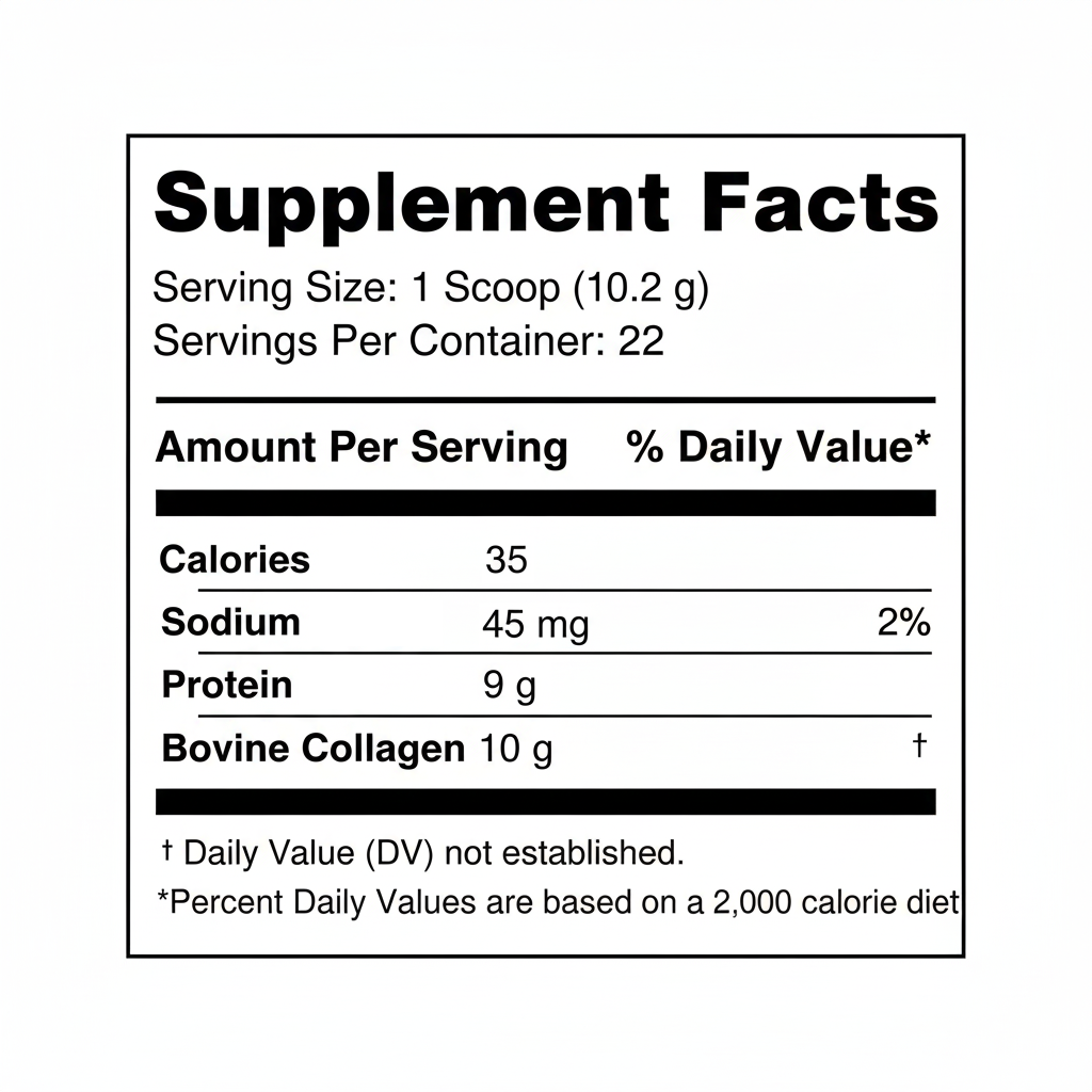 Sm Fit Pro Collagen Peptides Powder Unflavored (22 servings)