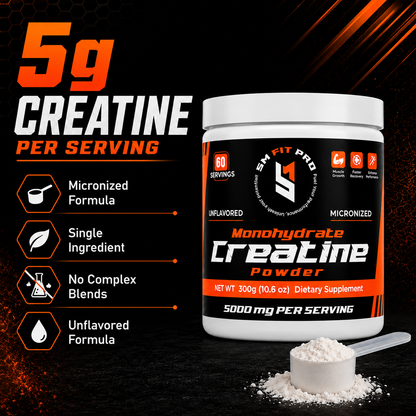 Sm Fit Pro Creatine Monohydrate Powder (60 Servings)