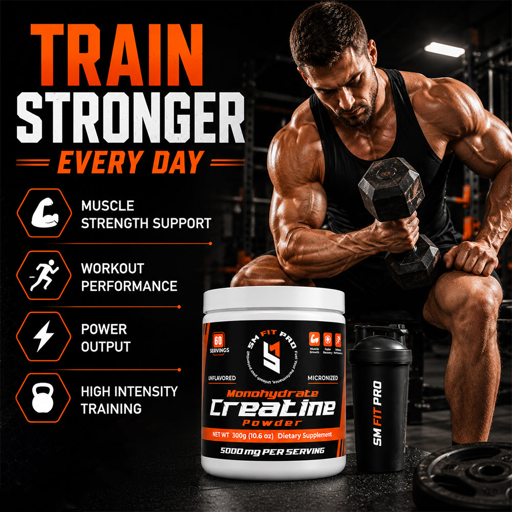 Sm Fit Pro Creatine Monohydrate Powder (60 Servings)
