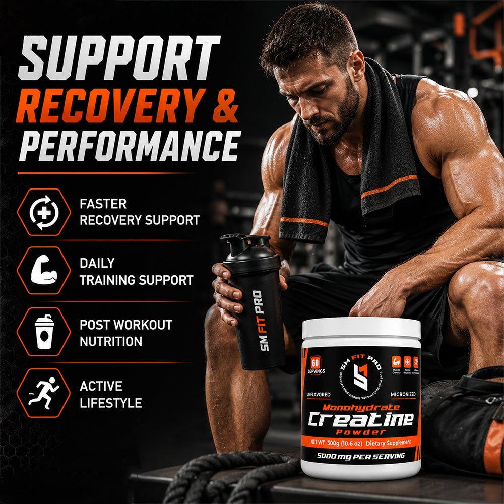 Sm Fit Pro Creatine Monohydrate Powder (60 Servings)