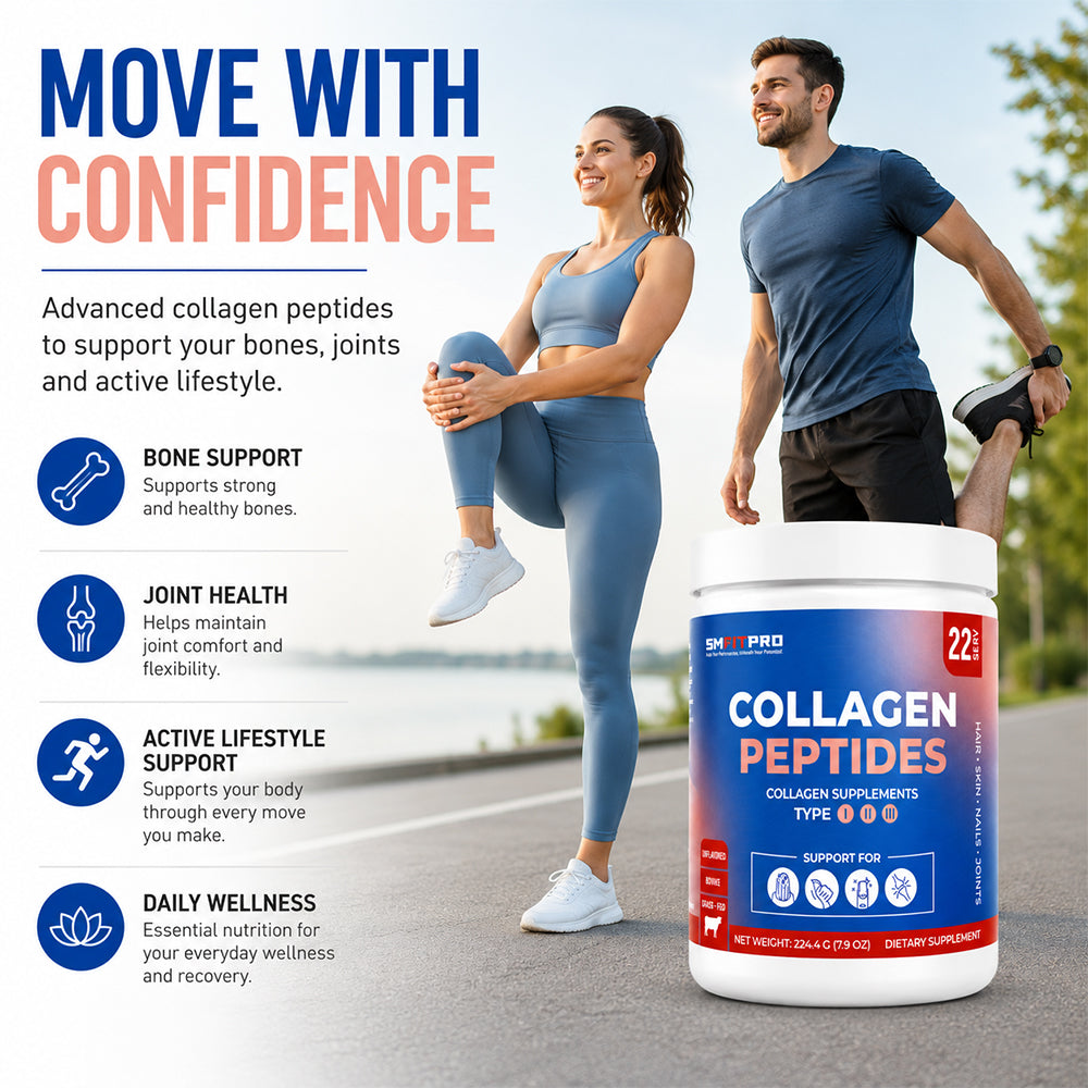 Sm Fit Pro Collagen Peptides Powder Unflavored (22 servings)