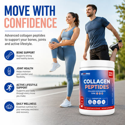 Sm Fit Pro Collagen Peptides Powder Unflavored (22 servings)