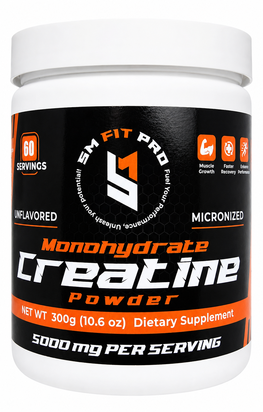Sm Fit Pro Creatine Monohydrate Powder (60 Servings)