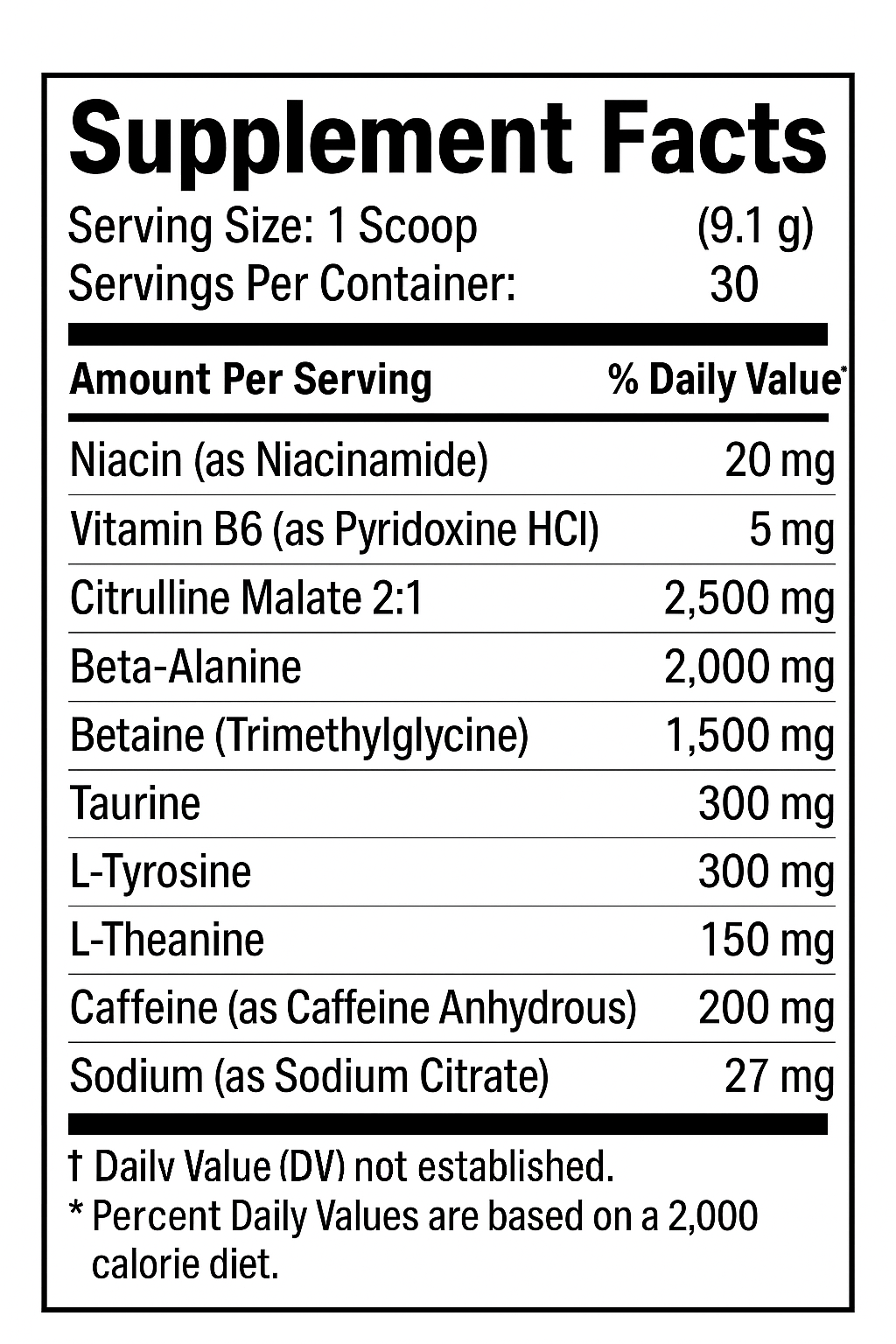 Sm Fit Pro Pre Workout Powder (30 Servings)