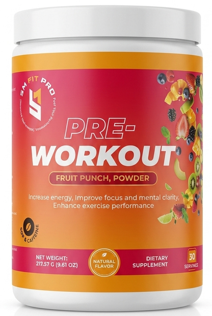Sm Fit Pro Pre Workout Powder (30 Servings)